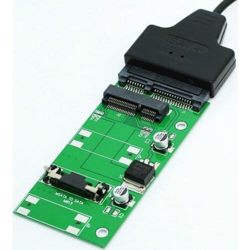 Goldendisk MSATA TO USB + SATA Adapter Converter MINI PCI-e Size TO 22 pin 2.5 INCH SATA TO usb HDD msata SSD extender