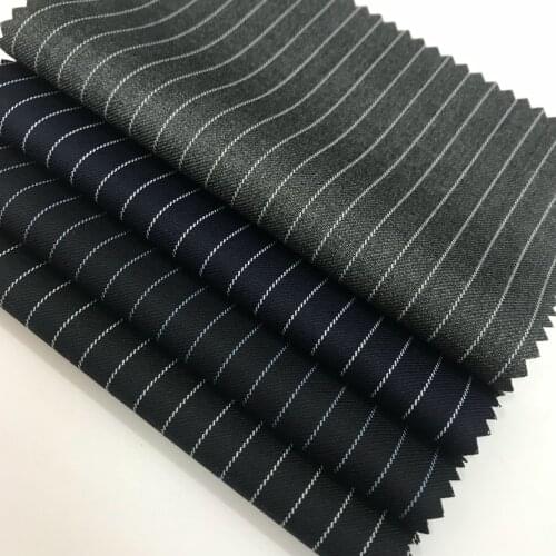 Suit Striped Fabric Striped Jacket Suits Fabric Tr Striped Suit Material Supply Wholesale