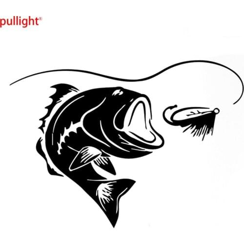 Creative Fishing Car Stickers waterproof Vinyl decals Fashion Personality car stickers to cover scratches Hot Style