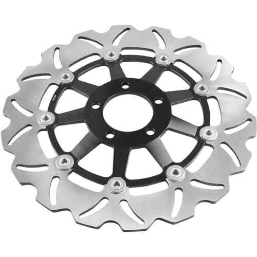 LUCKMART Front Brake Rotors Disc and Pads Kit for Kawasaki ZZR 1100 1990-1992 Motorcycle Replacement Accessories ZZR1100 ZXR750