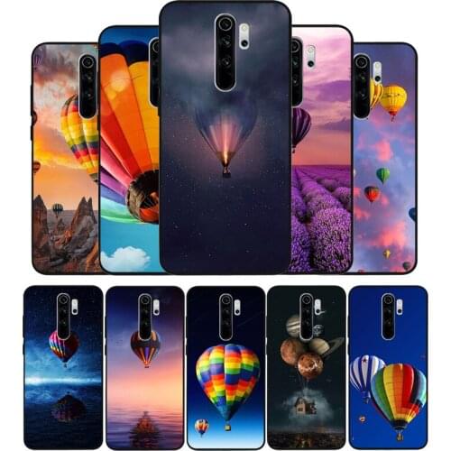 Hot Air Balloon Black TPU Silicone Soft Phone Case For Redmi 4A 4X 7A 5 Plus 6 Pro NOTE 9 7 8 5 Pro 4 6
