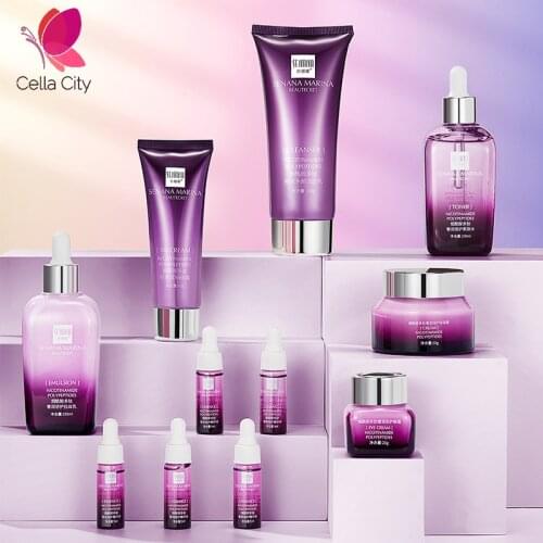Cellacity Women Skin Care Set Nicotinamide Skin Ccare Products Set for Women Beauty Moisturizing Cosmetic Set Box Wholesale 2020
