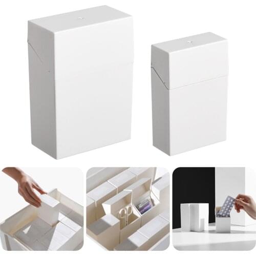 Desktop Flip Top Storage Box Office Organizer Container For Accessories Pens Holder Cosmetics Organizer For Home Office Dropship