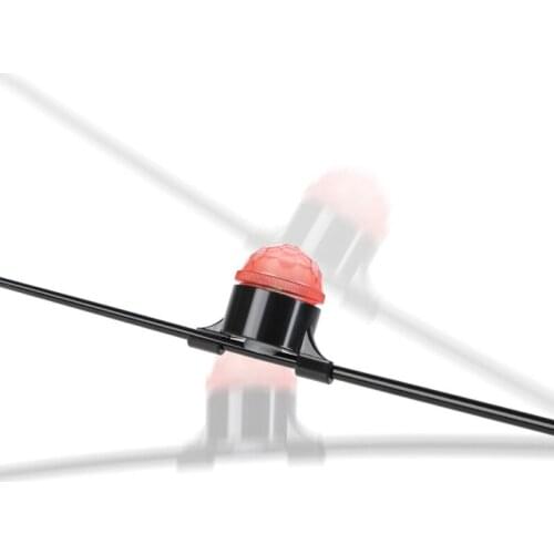 Fishing Night Flashing LED Signal Light Fishing Bite Sound Alarm Rod Strike Alert Bell Fishing Tackle