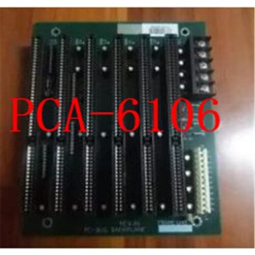 New IPC 6*ISA PCA-6106-B PCA-6106 ISA Bus Slot Industrial passive backplane Half-size CPU Card Support ATX/AT power interface