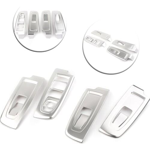 4x Car Window Switch Panel Trims For Subaru Forester 2019-2020 Interior Decoration Cover Trims RHD Only