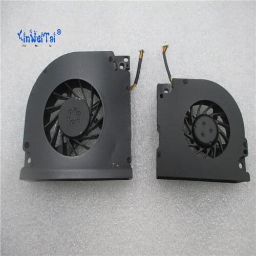 A pair of Cooling Fan DFB451005M10T FDA1-CCW DC28000020L DFB601005M30T F586-CW DQ5D577D018 FOR Dell M90 E1705 9400 6400 M170