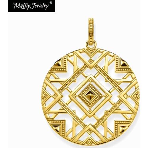Gold Color Africa Ornaments Pendants, 2017 Europe Ethnic Glam Fashion Good Jewelry For Women, Soul Gift In 925 Sterling Silver