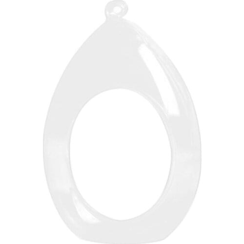 Hanging Glass Vase Ellipse Hanging Terrarium Glass Vase Hydroponic Office Ellipse Glass Vase Home Decoration