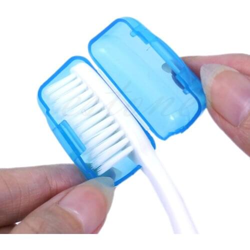 Travel Toothbrush Head Cover Case Cap Hike Camping Brush Cleaner Protect New C1FF