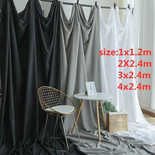 INS Broadcast Backdrop Cloth Photography Backdrop Studio Photo Shoot Background Curtain 1-4M * 2.4M for Portrait Photography