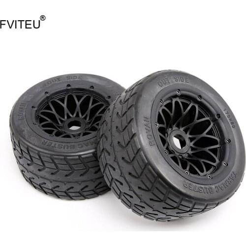 FVITEU Thicker Tarmac Buster On Road Wheel Tires(Rear) For 1/5 HPI Baja 5B ss Rovan King Motor