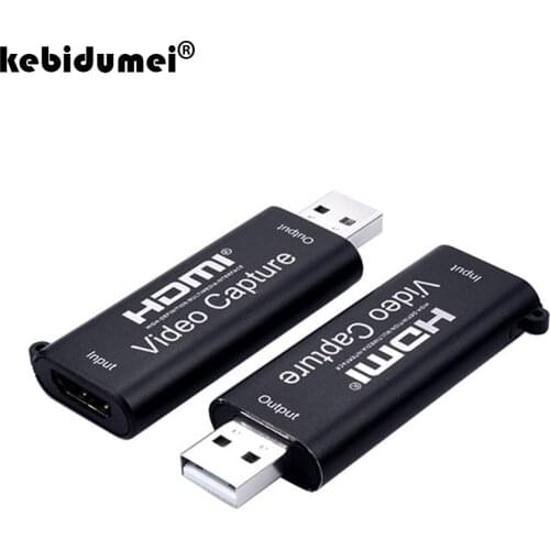 USB2.0 Video Grabber Record Box HDMI-compatible Video Capture Card For PS4 Game DVD Camcorder HD Camera Recording Live Streaming