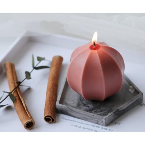 Octagon Ball shape candle mold acrylic transparent mold Handmade Candle Making Aromatherapy plaster Mold Christmas Home decor