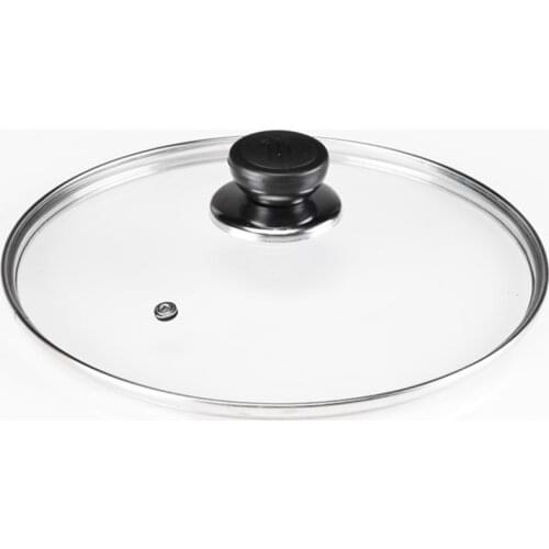 16cm/18cm/20cm/22cm/24cm/26cm/28cm/30cm/32cm/34cm/36cm/38cm/40cm Tempered Glass Pot Wok Lid
