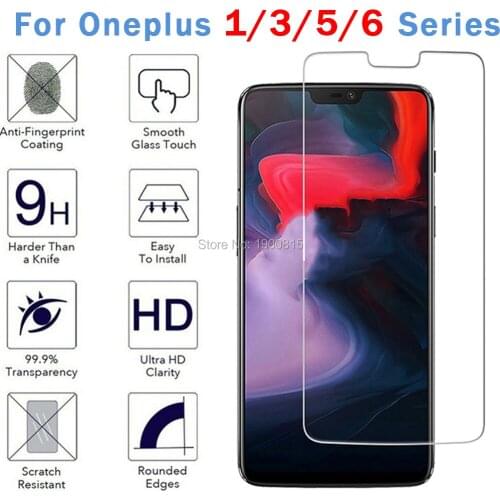 Protective Glass On For OnePlus 5T 3T Tempered Glas One Plus 1 3 5 T 6 OnePlus5T Plus5T T5 T3 Protect Front Screen Protector