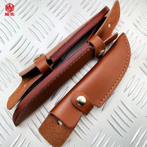 1PCS Hot Sale!!! Scabbard/Holster Outdoor Small Straight Knife First Layer Cowhide Knife Set Portable Storage Tool