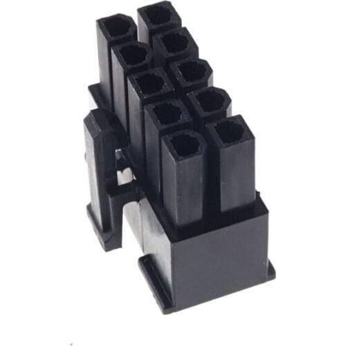 10pcs 2x5 plug Male housing (female contact Pin) 4.2mm Pitch 10 Position Cross Molex 5557 Black Power connector Shell Receptacle
