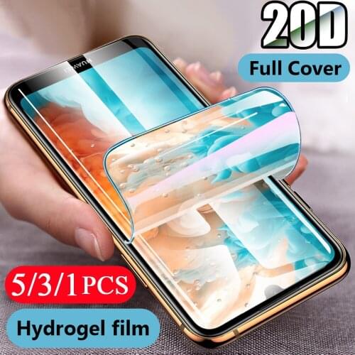 5/3/1Pcs soft film for huawei p smart 2021 2020 Z S pro 2019 plus 2018 hydrogel film protective phone screen protector Not Glass