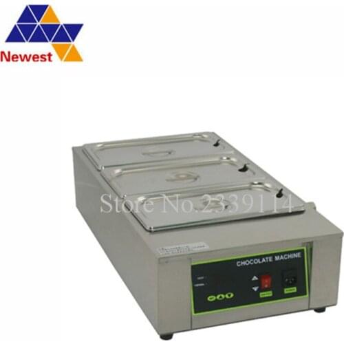Digital panel 1-6 Pots Chocolate Melting Machine For Party Wedding