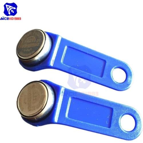 DS1990A-F5 TM Card iButton Tag with Wall-Mounted Holder Blue M97