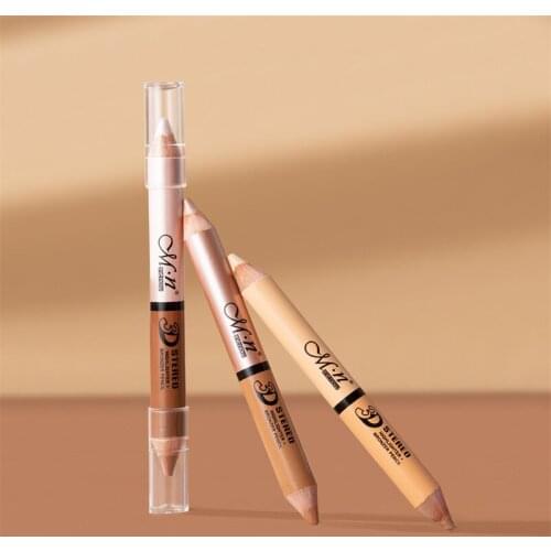 Double-Headed High-Gloss Pen Repairing Pen Lying Silkworm Concealer Repairing Pen Eye Shadow Stick Pearlescent Multi тени