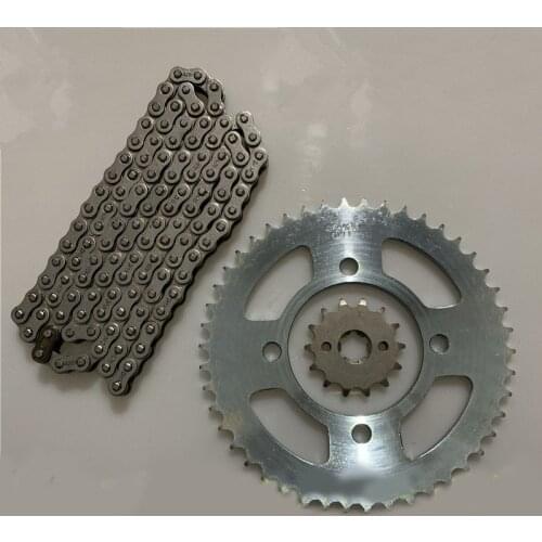 Motorcycle Accessories Set Chain Size Sprocket GZ125HS GZ150-A QS150-B Sprocket Chain