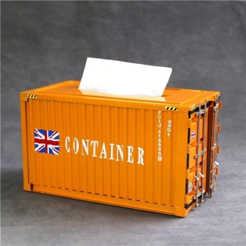 Creative Iron Container Model Tissue Box Decor Metal Napkin Case Houseware Everyday Necessity Utensil Craft Ornament Accessories