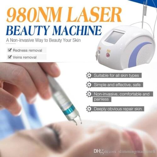 High power 980nm diode laser vein spider remover vascular removal skin rejuvenation machine