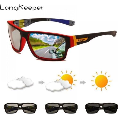 Polarized Photochromic Sunglasses Men Driving Discoloration Glasses Male Anti-glare Driver Safty Goggles UV400 Gafas De Sol