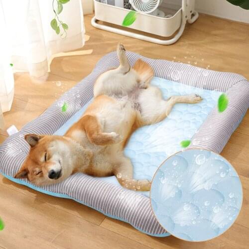 Dog Mat Cooling Summer Pad Mat For Dogs Breathable Household Pet Sofa Fashion Pet Cooling Mat Dogs Products Puppies Cat Mat