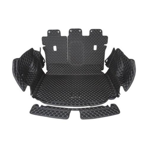 Fully enclosed car PU backup trunk box pad protective tail box mat For 2018 T-ROC Car styling