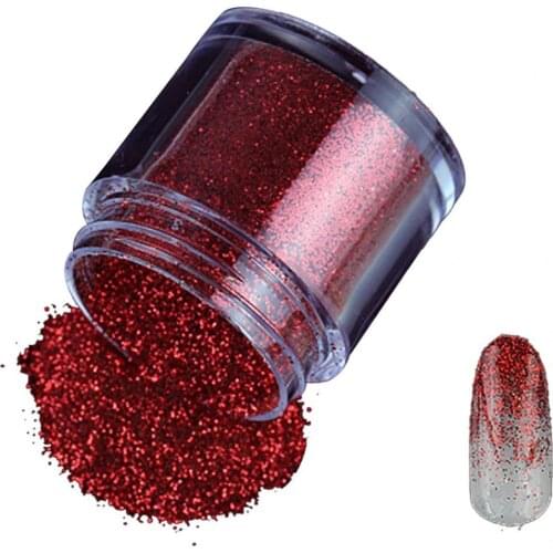 10g Fashion Nail Glitter Powder Laser Color-Changing Nails Art Decor Accessories Manicure Salon Glitter Powder Tools