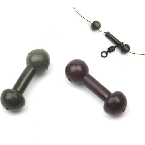 Rompin 20/40Pcs Carp fishing Chod Beads Soft Rubber Beads Release Rig Heli Carp Fishing Baits Fishing Tackle Line Accessories