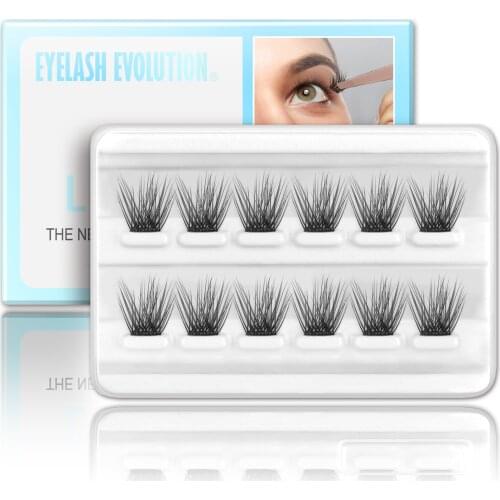 EASITENSION Clusters Lashes DIY Segmented Eyelashes Extension Volume Professional Individual Beam Bundles Eyelashes