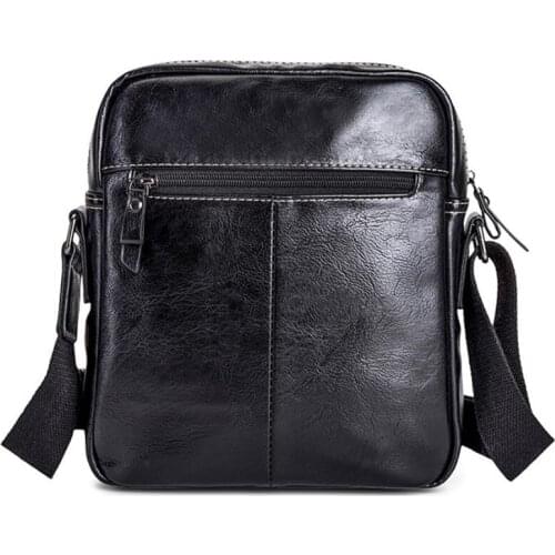 New Mens Bag Fashion Shoulder Bag Casual Crossbody Bags For Man Sling Messenger Bags Purse 2020 sac a main Black
