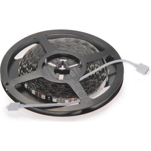 RGB LED Strip Light 5M 5050 SMD 300 LED Black-PCB / 5 Metres