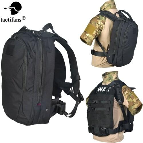 Tactical Ballistic Backpack Concealed Armor Rapid Response Pack Bulletproof Vest Laser Cut Molle Webbing Paintball Accessories