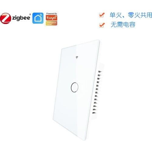 ZIGBEE smart touch switch American timing function switch requires zigbee gateway without capacitor