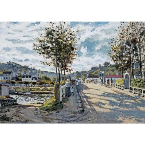 High quality Claude Monet paintings for sale The Bridge at Bougival Canvas art hand-painted