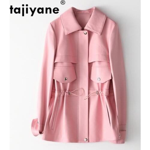 100% Sheepskin Real Coat Female Genuine Leather Jacket Women Clothes 2021 Korean Womens Fur Coat Vintage Spring Autumn ZJ2021