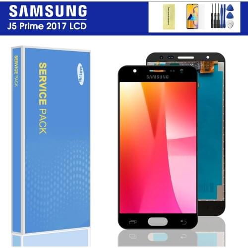 Original 5.0" Display For SAMSUNG GALAXY J5 Prime 2017 LCD Touch Screen Digitizer Assembly G570 SM-G570F G571F G571LCD Screen
