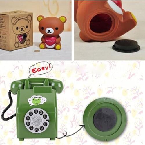 1/2/5/10pcs Plastic Money Saving Box Piggy Bank Closure Plug Stopper Cover