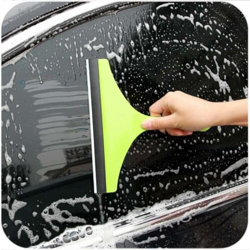 Window Wiper Flass Cleaning Wiper Brush Soft Glass Scraper Cleaner Glass Cleaning Brush Household Cleaning Tool