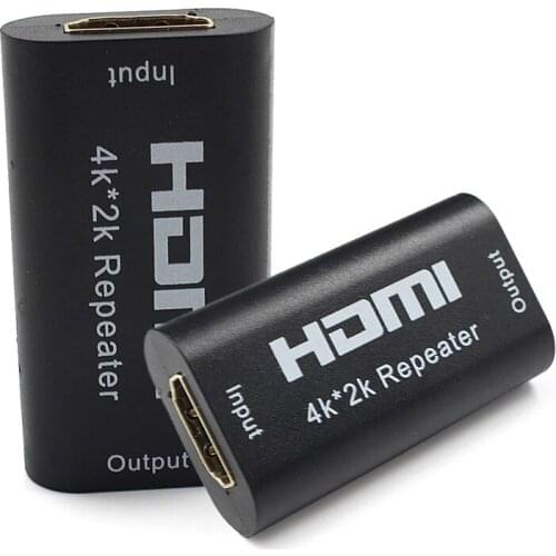 1080P HDMI Extender Repeater 3D HDMI Adapter Signal Amplifier Booster 4.95Gbps Over Signal HDTV AH131+ HDMI Extender