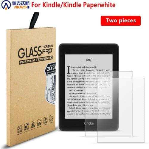 2PCS Tempered Glass for Kindle Paperwhite 2018 2016 Screen Protector for Kindle 4 Kindle 5 Ultra Clear 6 inch Protective Film