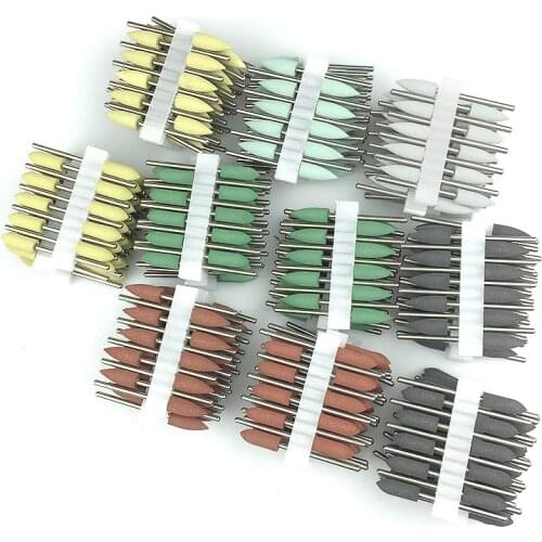 50pcs/set Dental SILICONE Polishers Resin Base Acrylic Polishing Burs 2.35mm