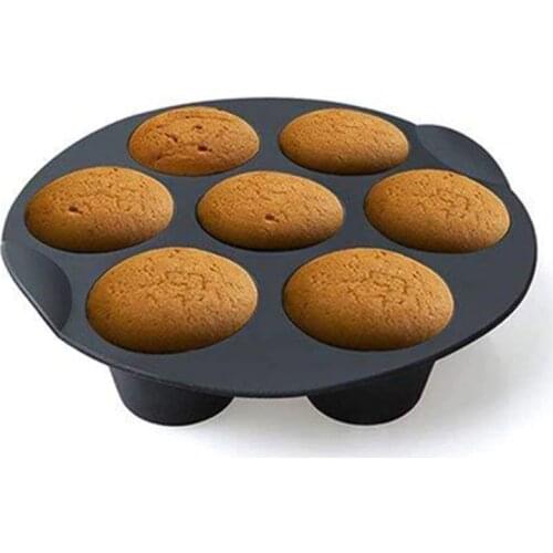 9pcs/set 6/7/8 Inches Air Fryer Accessories Pizza Tray Grill Toast Rack Steam Rack Insulation Pad 3.2QT-5.8QT Home Kitchen Parts