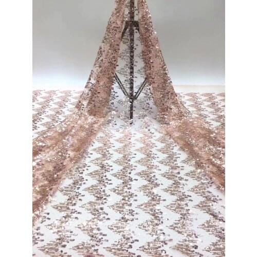 African lace fabric 2021 high-quality sequin embroidery lace fabric French tulle lace fabric wedding D36261