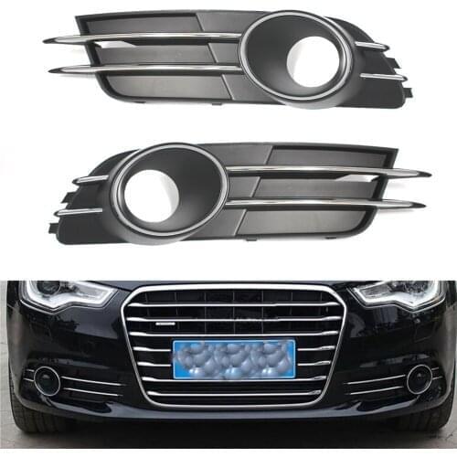 Car Lower Bumper ACC Grill Grille Pair fit for Audi A6 C7 2012-2015 4GD 807 681 B\4GD 807 682 B front right left Side